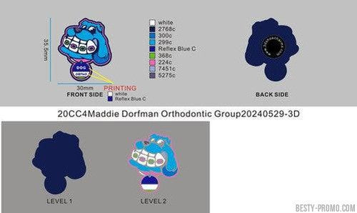 CUSTOM SHOE CHARM-20CC4Maddie Dorfman Orthodontic Group