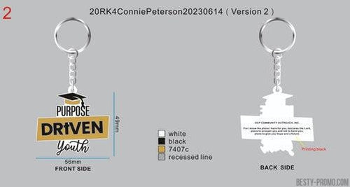 CUSTOM RUBBER KEYCHAINS -20RK4ConniePeterson20230614