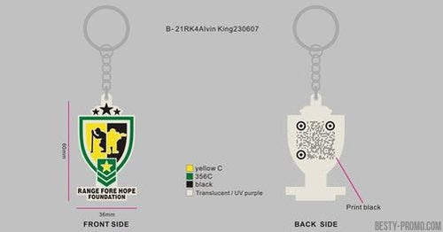 CUSTOM RUBBER UV KEYCHAIN-21RK4Alvin King230607