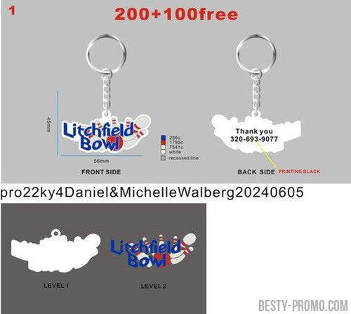 3D Rubber Keychain - pro22ky4Daniel&MichelleWalberg20240605