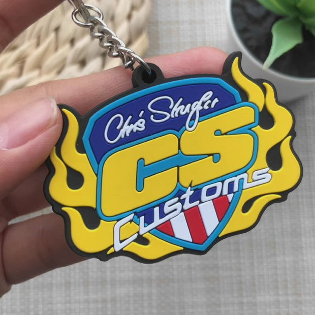 3D Custom Die-Cut Rubber Keychains - Your Logo Promo by Cody Mcconnell 50